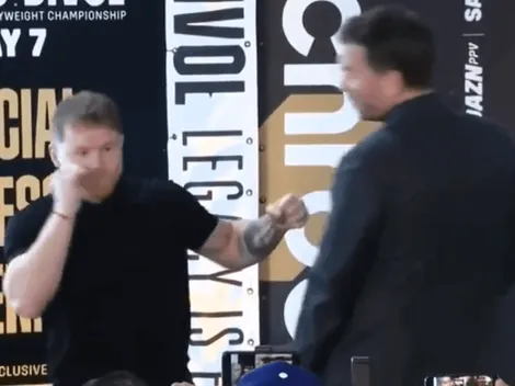 VIDEO: Canelo Álvarez le dio a Eddie Hearn el mayor susto de su vida