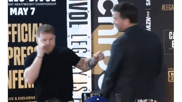 VIDEO: Canelo Álvarez le dio a Eddie Hearn el mayor susto de su vida
