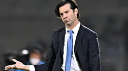 Santiago Solari en el empate con Pumas UNAM