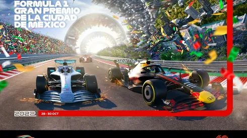 Presentaron 4 pósters oficiales para el GP de México 2022.