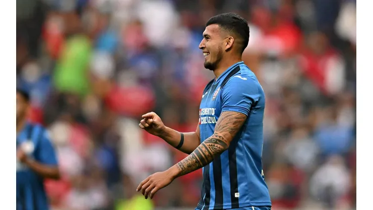 Charly Rodríguez, una de las figuras de Cruz Azul ante Toluca.