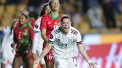 Katty Martínez fue figura de México con dos goles; salió al minuto 55.