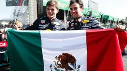 Verstappen y Pérez en el GP de México 2021