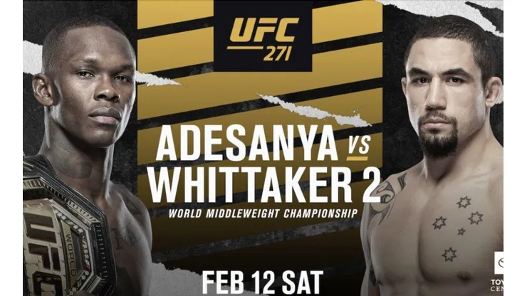 Adesanya vs. Whittaker | UFC