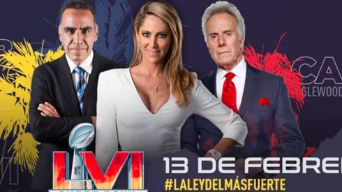 Enrique Garay, Inés Sainz y Joaquín Castillo estarán en el Super Bowl LVI por TV Azteca.