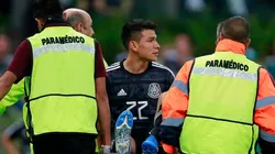 Lozano sufrió una luxación en el hombro derecho