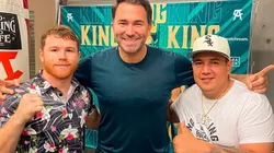 Eddie Hearn cree tener al sucesor de Canelo en las 168 libras