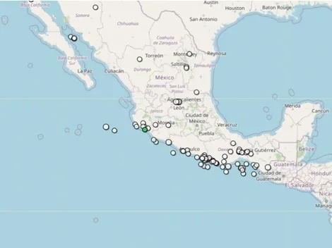 Movimientos sísmicos del día miércoles 9 de febrero de 2022 en México
