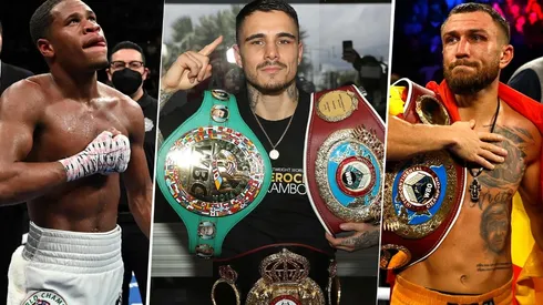 Haney y Lomachenko se pelean por George Kambosos y sus cinturones