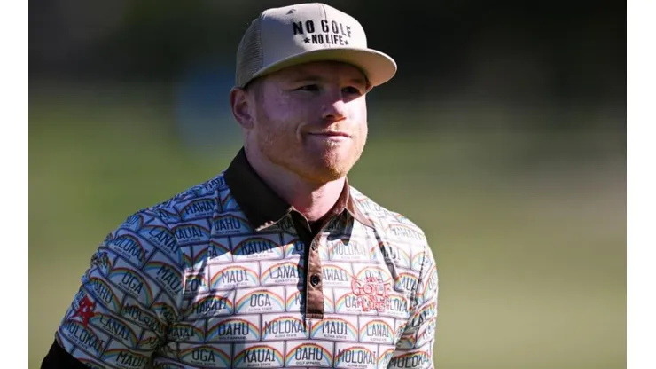 El hoyo en uno que casi mete Canelo Álvarez.