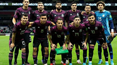 La selección mexicana que salió de inicio ante Panamá.