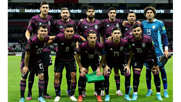La selección mexicana que salió de inicio ante Panamá.