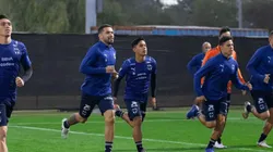 El Monterrey en entrenamiento en Abu Dabi.