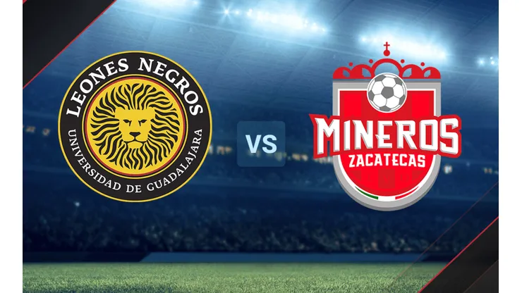 Leones Negros vs. Mineros de Zacatecas por la Liga de Expansión.