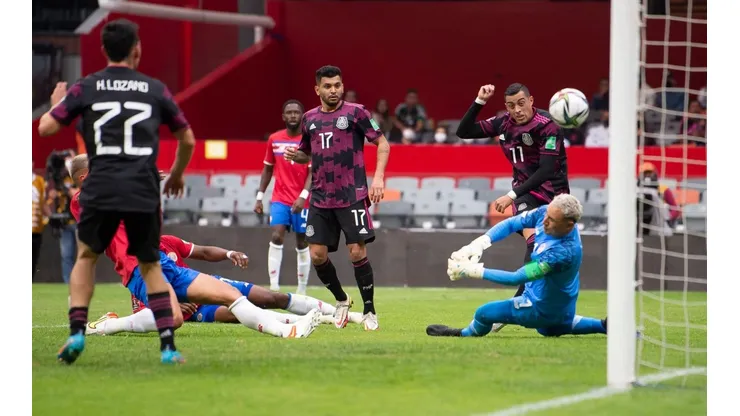 México dejó pasar una chance de oro contra Costa Rica