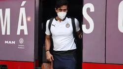 Macías en Chivas durante el Guard1anes 2021
