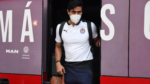 Macías en Chivas durante el Guard1anes 2021