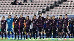 La alineación titular de México contra Jamaica en el estadio Nacional de Kingston.