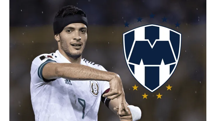 Raúl Jiménez lució la playera de Rayados.