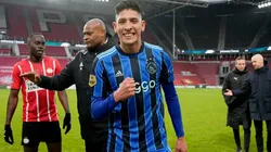 Edson festeja el importante triunfo