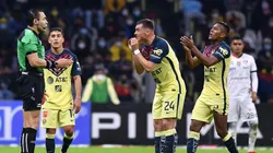 Viñas se fue expulsado a poco de entrar al campo