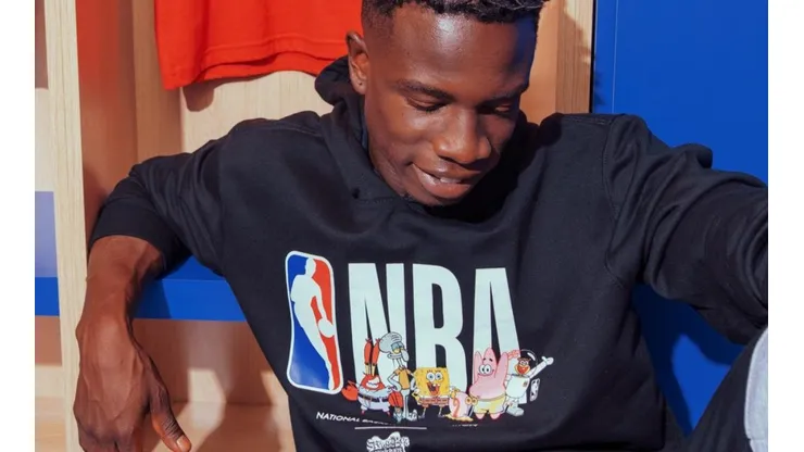 Bos Esponja aparecerá en una línea de indumentaria de la NBA.