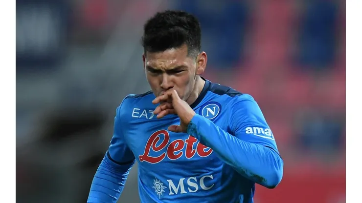 Chucky Lozano anotó por duplicado para el Napoli.