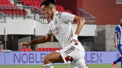 Pablo Solari en la victoria sobre La "U"