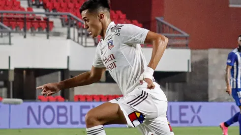 Pablo Solari en la victoria sobre La "U"