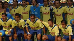 El América campeón del Clausura 2005 con Ochoa y Villa.