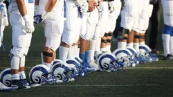 Los Borregos del Tec de Monterrey en un partido Interligas.