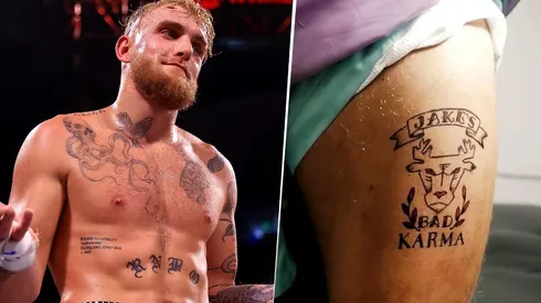 Un campeón mundial se tatuó para invitar a pelear a Jake Paul