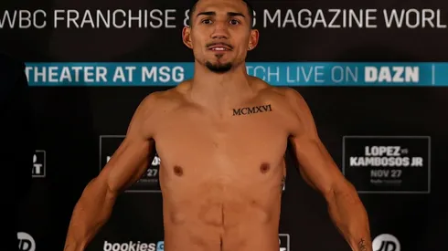 La ambiciosa predicción de Teófimo López para 2022