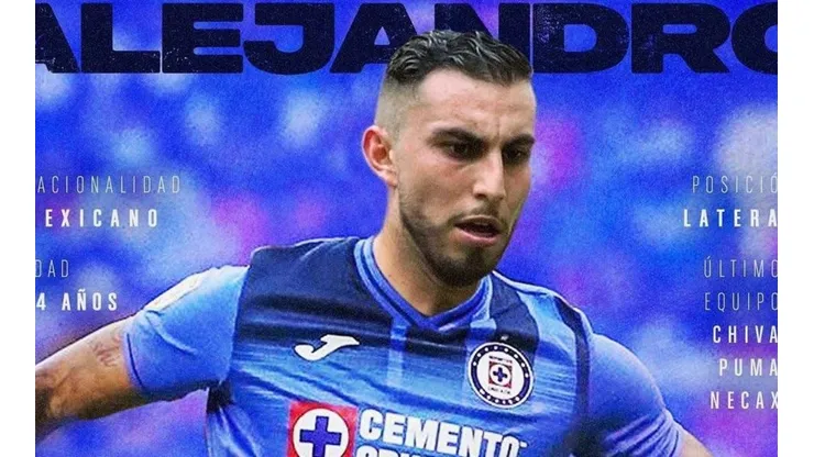 Alejandro Mayorga, nuevo refuerzo de Cruz Azul.