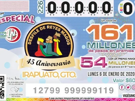 Sorteo 254 Especial del Día de los Reyes Magos en México jueves 6 de enero: resultados y números ganadores en Lotenal