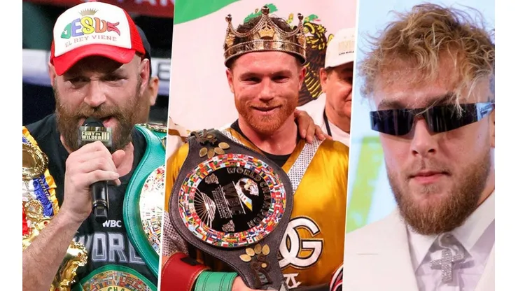 Canelo Álvarez, Jake Paul y Tyson Fury entre los mejores para boxeo.