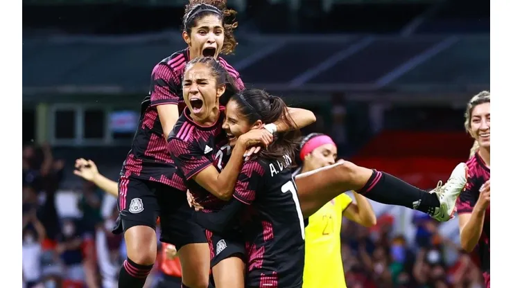 La selección mexicana femenil vibró con el Azteca en este 2021. (Foto: imago7)