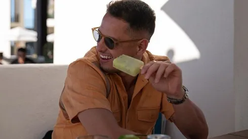 El mexicano se fue a la playa con los famosos actores