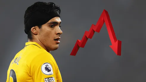 Raúl Jiménez ha bajado mucho su valor de mercado.