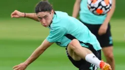 Marcelo Flores entrenó con el primer equipo del Arsenal.