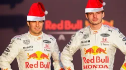 Max Verstappen y Checo Pérez celebran la navidad.