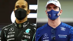 Hamilton mostró su apoyo a Latifi.
