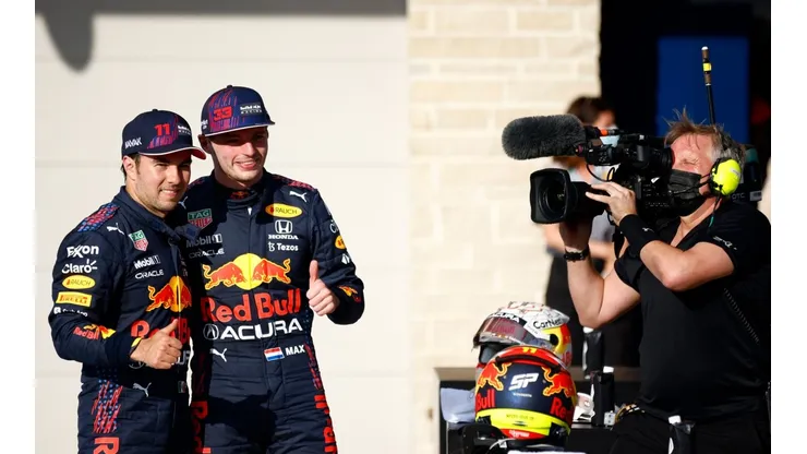 Sergio Pérez y Max Verstappen en su primera temporada juntos.
