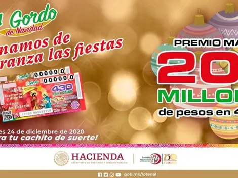 Gordo de Navidad 2021 de Lotenal: cuándo es el sorteo, a qué hora y cuáles son los premios
