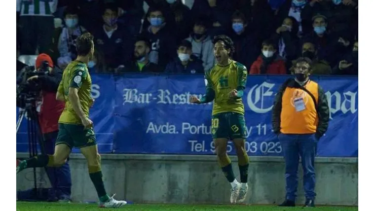 Fue el cuarto gol de Lainez con el Betis (tercero en Copa del Rey).