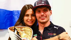 Max Verstappen celebró junto a su pareja, Kelly Piquet.