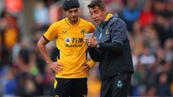 Raúl Jiménez está en su primera temporada bajo el mando de Bruno Lage.