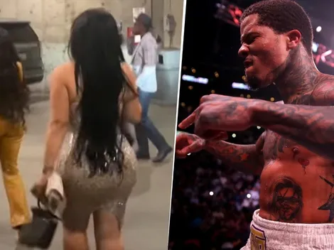 Las mujeres que escoltaron a Gervonta Davis en su salida del Staples Center