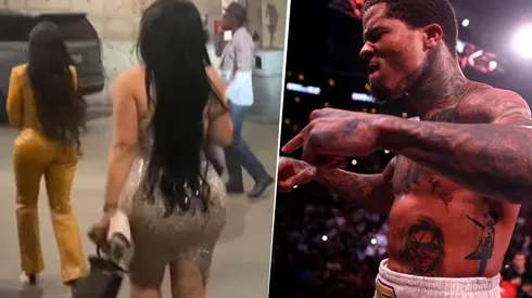 Las mujeres que escoltaron a Gervonta Davis en su salida del Staples Center