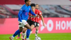 El mexicano disputó un total de 86 minutos y sigue sumando actividad